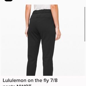 Lululemon on the fly 7/8 luxtreme pants size 4